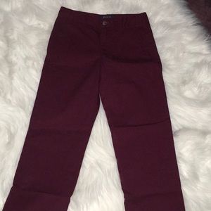 BNWT Boys RL Polo Burgundy Chino Pants.